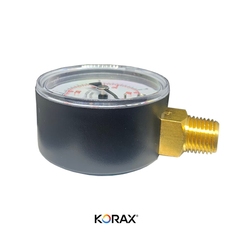 Manômetro PLÁSTICO (SECO) Caixa 53MM NPT VERTICAL